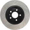 StopTech Power Slot 09-10 Audi A4/A4 Quattro / 08-10 A5 / 10 S4 Rear Left Drilled & Slotted Rotor