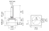 Hella Xenon D1S Bulb PK32d-2 85V 35W 5000k