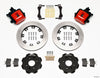 Wilwood Combination Parking Brake Rear Kit 12.19in Red Civic / Integra Disc 2.39 Hub Offset