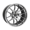 Enkei GTC02 18x10.5 5x114.3 15mm Offset 75mm Bore Hyper Silver Wheel