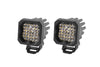 Diode Dynamics Stage Series C1 LED Pod Sport - White Flood Standard WBL (Pair)