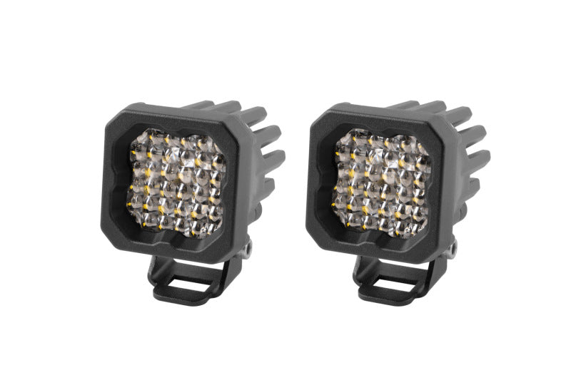 Diode Dynamics Stage Series C1 LED Pod Pro - White Flood Standard WBL (Pair)