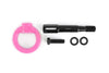 Perrin 15-17 Subaru WRX/STI Tow Hook Kit (Front) - Hyper Pink