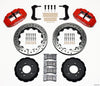 Wilwood Narrow Superlite 6R Front Hat Kit 13.06in Drilled Red E36 BMW M3