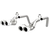 Magnaflow 09-11 Chev Corvette V8 6.2L Comp Series Quad Center Rear Exit SS Cat-Back Perf Exhaust