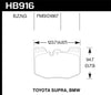 Hawk 2020 Toyota Supra / 19-20 BMW Z4 HPS 5.0 Front Brake Pads