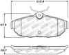 StopTech Performance 05-09 Ford Mustang Cobra/Mach 1 V6/GT / 10 Shelby/Shelby GT Rear Brake Pads