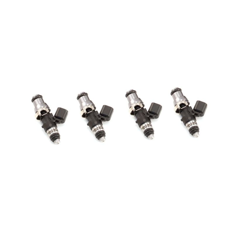 Injector Dynamics 1050cc Injectors-48mm L/14mm Adaptor Top/2x8mm Lower O-Ring (SFC Rails) (Set of 4)