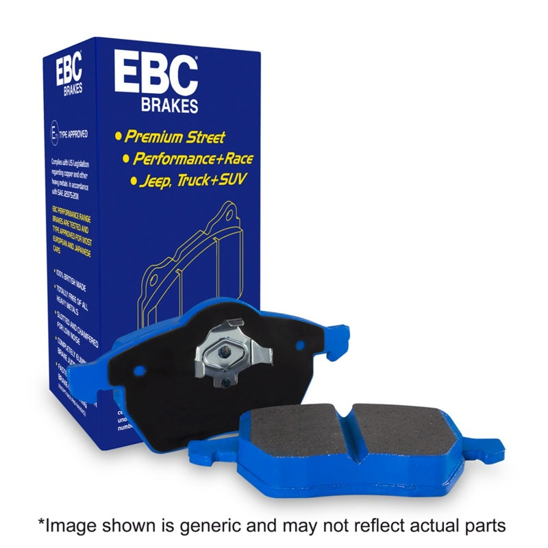 EBC 64-69 Porsche 911 2.0 (M Caliper) (Solid front rotor) Bluestuff Front Brake Pads