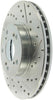 StopTech Select Sport 06-08 Honda Civic GX / 98-02 Accord V6 Slotted and Drilled Left Front Rotor