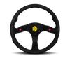 Momo MOD80 Steering Wheel 350 mm -  Black Suede/Black Spokes