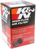 K&N Filter Universal Rubber Round Straight Filter 20 Deg Angled 2-7/16in Flange 3-3/4in OD 4in H