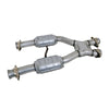 BBK 79-93 Mustang 5.0 Short Mid X Pipe With Catalytic Converters 2-1/2 For BBK Long Tube Headers