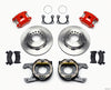 Wilwood D154 P/S Park Brake Kit Red Big Ford 2.36in Offset