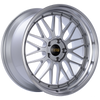 BBS LM 20x10 5x120 ET20 Diamond Silver Center Diamond Cut Lip Wheel -82mm PFS/Clip Required