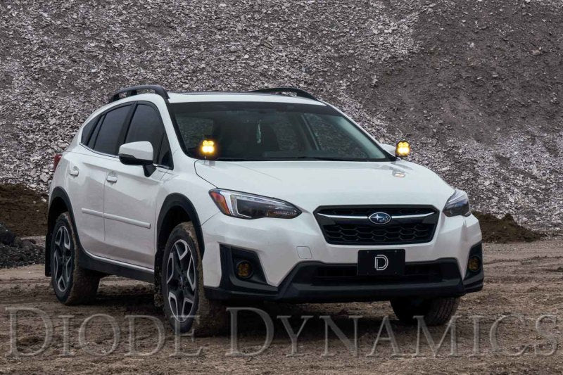 Diode Dynamics 18-21 Subaru Crosstrek Sport SS3 LED Ditch Light Kit - White Combo