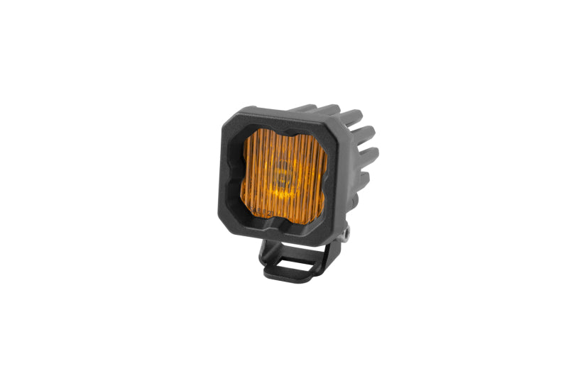 Diode Dynamics Stage Series C1 LED Pod - Yellow SAE Fog Standard ABL Each