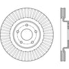 StopTech 13-15 Nissan Pathfinder Slotted Front Left Rotor