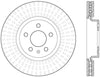 StopTech 12-16 Audi A4 Cryo Slotted Front Left Sport Brake Rotor