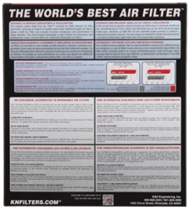 K&N 08 Mitsubishi Triton 2.5L-L4 DSL Drop In Air Filter