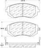 StopTech Street Touring 03-05 WRX/ 08 WRX Front Brake Pads