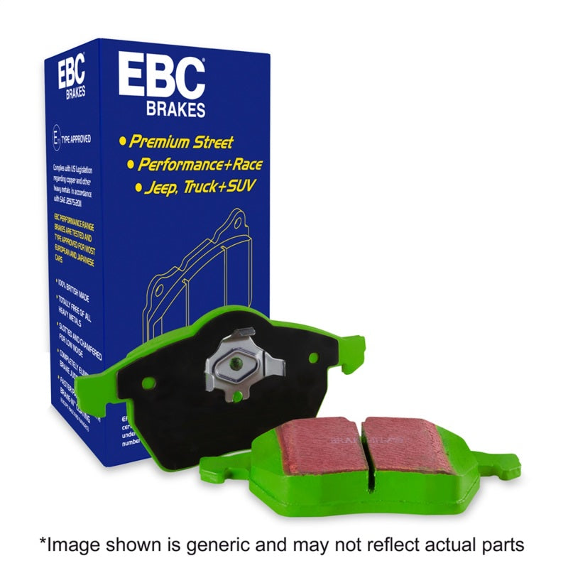 EBC 07-09 Porsche 911 (997) Greenstuff Rear Brake Pads