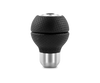 Momo Race Shift Knob - Black Airleather, Aluminum Insert