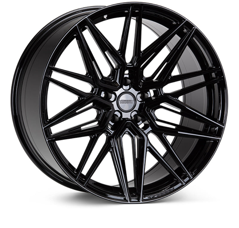 Vossen HF-7 19x9.5 / 5x112 / ET45 / Deep Face / 66.5 - Gloss Black Wheel