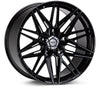 Vossen HF-7 21x10.5 / 5x114.3 / ET40 / Deep Face / 64.1 - Gloss Black Wheel