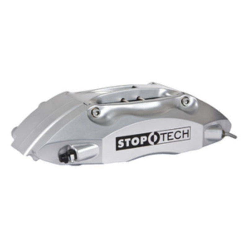 StopTech BBK 01-07 BMW M3 (E46) Rear 4 Piston 355x32 Silver Calipers Slotted Two Piece Rotors