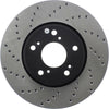 StopTech Cyro Drilled Sport Brake Rotor Front Right 13+ Honda Accord