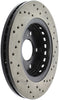 StopTech Sport Cross Drilled Brake Rotor - Front Left