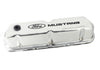 Ford Racing Ford Mustang Logo Stamped Steel Chrome Valve Covers