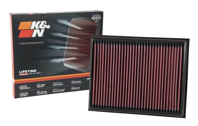 K&N 15-17 Nissan NP300 L4-2.3L DSL Drop In Air Filter