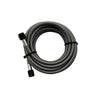 Snow Performance 15ft Braided Stainless Line (Black) w/ -4AN Fittings (NX Version)