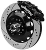 Wilwood 70-81 FBody/75-79 A&XBody FNSL6R Frt BBK 14in D/S Rtr Blk Calipers Use w/ Pro Drop Spindle