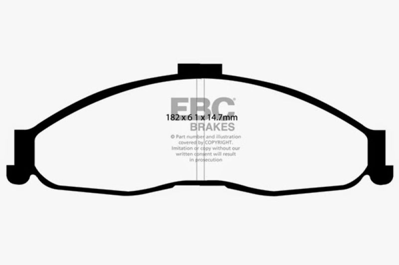 EBC 98-02 Chevrolet Camaro (4th Gen) 3.8 Ultimax2 Front Brake Pads