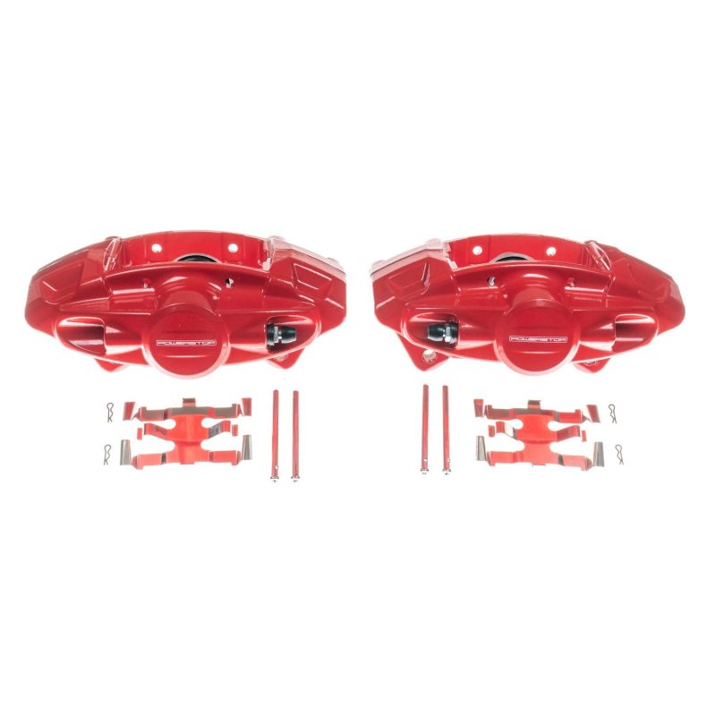 Power Stop 09-19 Nissan 370Z Rear Red Calipers w/o Brackets - Pair