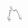 MagnaFlow 13 Ford Mustang Dual Split Rear Exit Stainless Cat Back Performance Exhaust (Street)