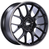 BBS CH-R 20x9.5 5x114.3 ET40 CB66 Satin Black Polished Rim Protector Wheel