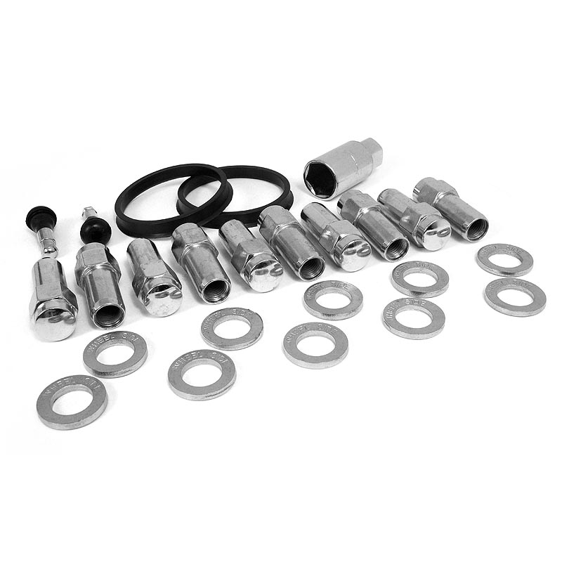 Race Star 14mm x 1.5 1.38in. Shank W/ 7/8in. Head Open End Ram Truck Lug Kit - 10 PK