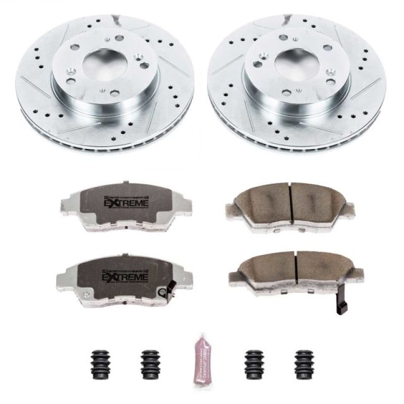 Power Stop 13-15 Acura ILX Front Z26 Street Warrior Brake Kit