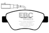 EBC 10-11 Fiat 500 1.4 (Bosch Calipers) Yellowstuff Front Brake Pads