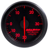 Autometer Airdrive 2-1/6in Boost/Vac Gauge 30in HG/30 PSI - Black