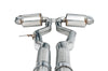 AWE 2020 Toyota Supra A90 Non-Resonated Touring Edition Exhaust - 5in Chrome Silver Tips